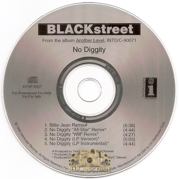 Blackstreet - No Diggity: Promo, Single. CD | Rap Music Guide